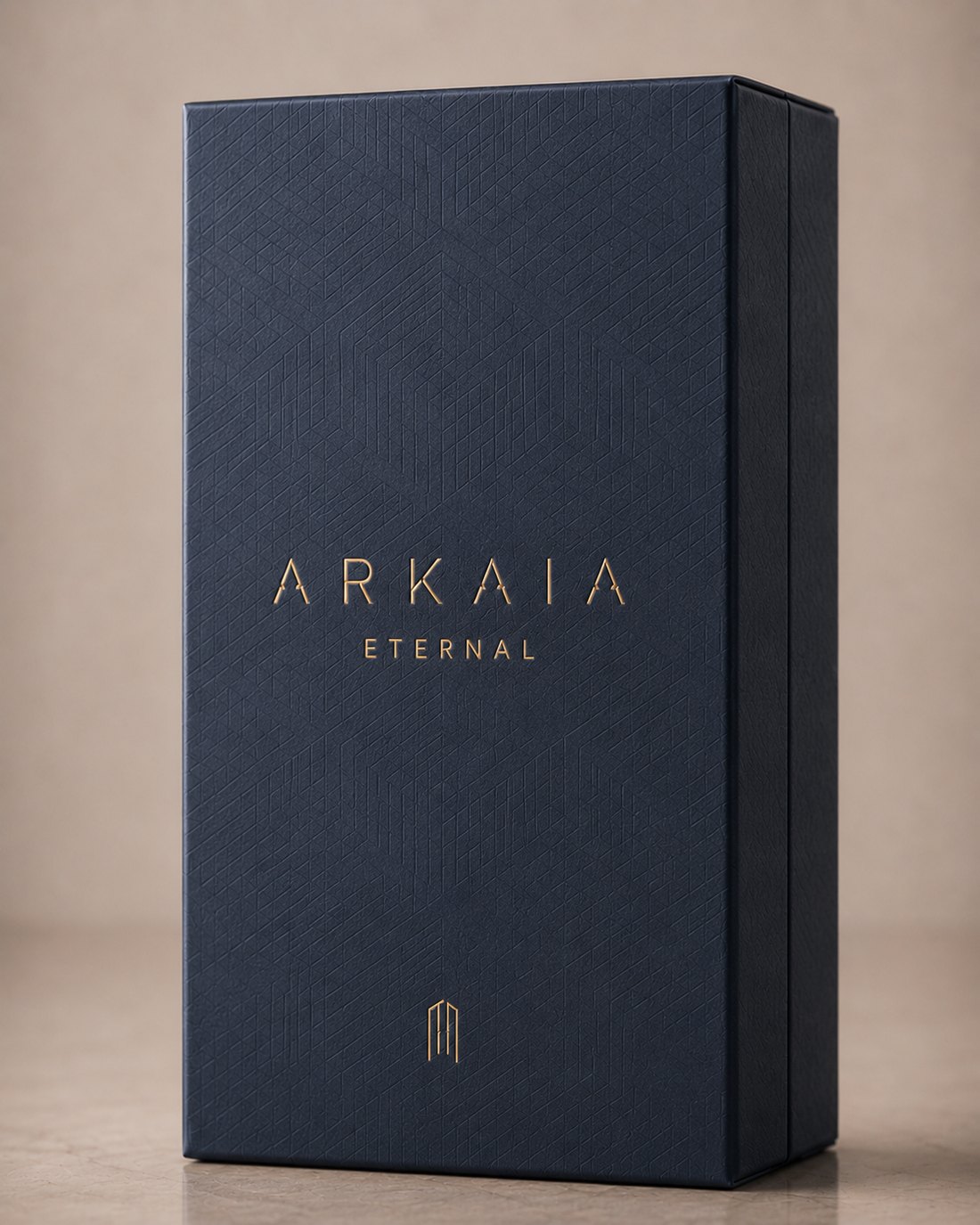 Eternal Monolith — a sealed case in deep navy
