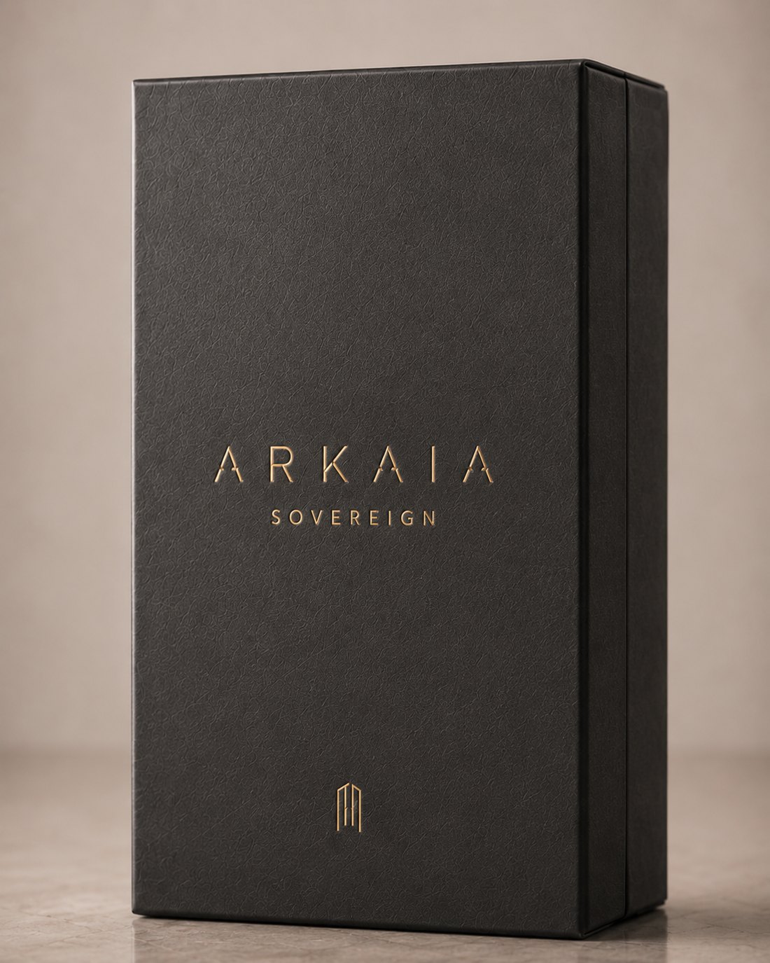 Sovereign Monolith — a sealed case in black